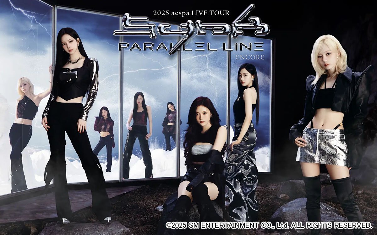 aespaのアジアツアーアンコール公演「2025 aespa LIVE TOUR - SYNK : PARALLEL LINE - ENCORE」生中継が決定！