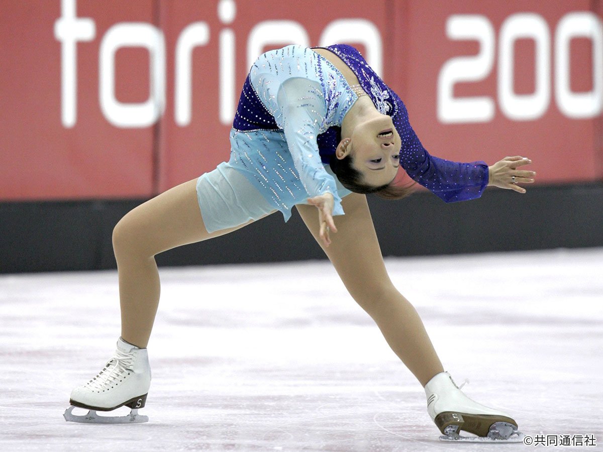 荒川静香、トリノ金メダル秘話。「ほぼ無呼吸状態」でのイナバウアー。【二宮清純】